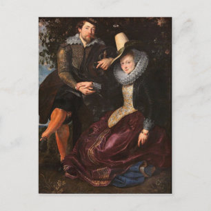 The Honeysuckle Bower by Peter Paul Rubens  Postcard