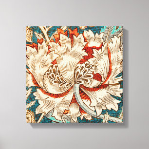 The Honeysuckle Pattern (William Morri-1876) Canvas Print