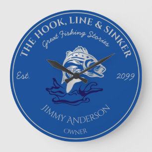 The Hook Line & Sinker Bar, Wall Clock
