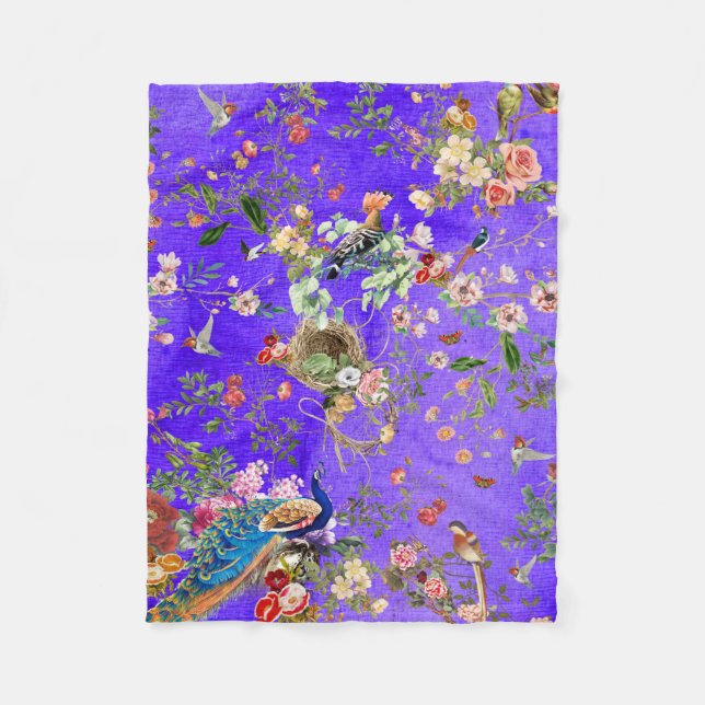 The Hoopoe Fleece Blanket (Front)