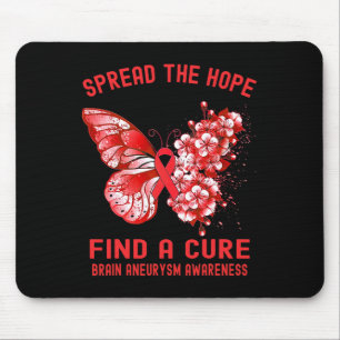 The Hope Find A Cure Brain Aneurysm Awareness  Mouse Pad