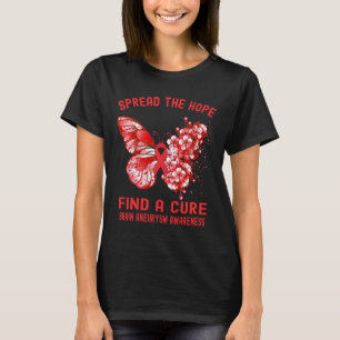 The Hope Find A Cure Brain Aneurysm Awareness  T-Shirt