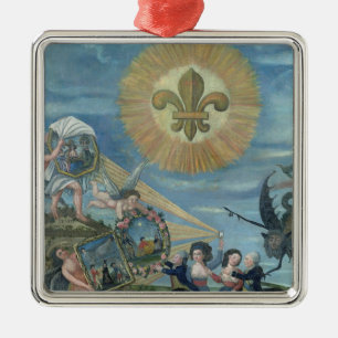The Hope of Happiness Dedicated to the Nation Metal Ornament