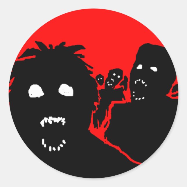 "The Horde" Zombie Sticker (Front)