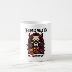 The Horned Apparition Halloween Coffee Mug