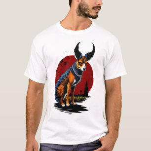 The Horned Dog AI Art T-Shirt