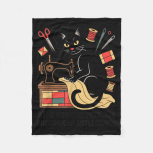 The Horrors Persist But Have Little Crafts Funny Fleece Blanket
