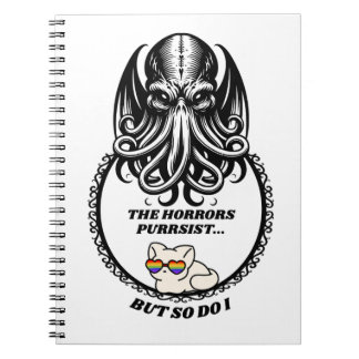 The Horrors PURRsist Spiral Photo Notebook