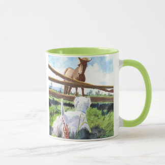 The Horse and the Terrier Mug