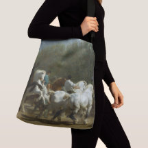 The Horse Fair Classic LARGE Cross Body Tote Bag