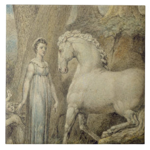 The Horse, from 'William Hayley's Ballads', c.1805 Tile