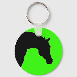 "The Horse" lime keychain