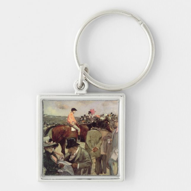 The Horse-Race, c.1890 Key Ring (Front)