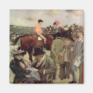 The Horse-Race, c.1890 Magnet