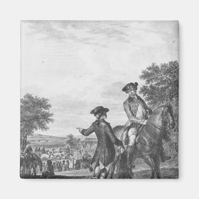 The horse race magnet (Front)