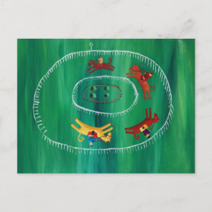 The Horse Race Postcard