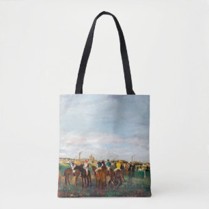 The Horse Races, Edgar Degas Tote Bag