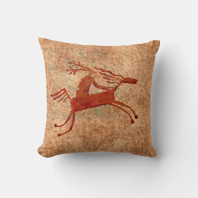 The Horse Rider Cushion (Front)