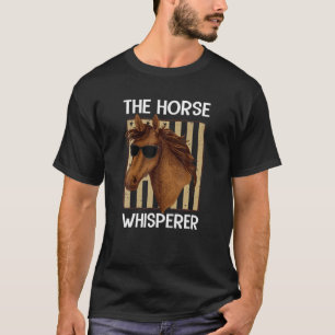 The Horse Whisperer USA Flag Funny Horse Lover T-Shirt