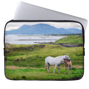 The Horses of Connemara Galway, Ireland Laptop Sleeve