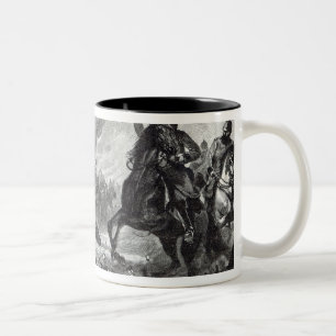 The horses of Gravelotte Two-Tone Coffee Mug