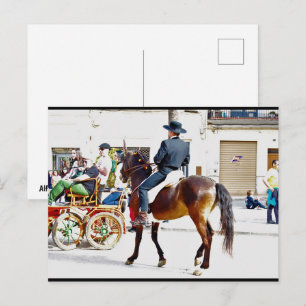 The Horses Welcome Party Postcard