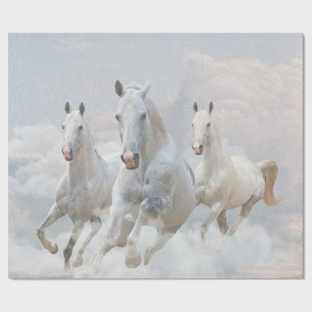 The Horses Wrapping Paper (Flat)