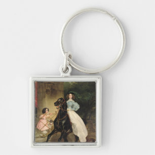 The Horsewoman, Portrait of Giovanina Key Ring