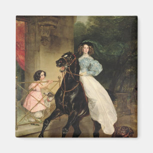 The Horsewoman, Portrait of Giovanina Magnet