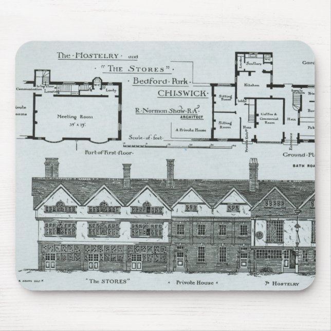 The Hostelry and The Stores Mouse Pad (Front)