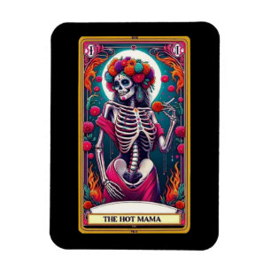 The Hot Mama Tarot Card Magnet