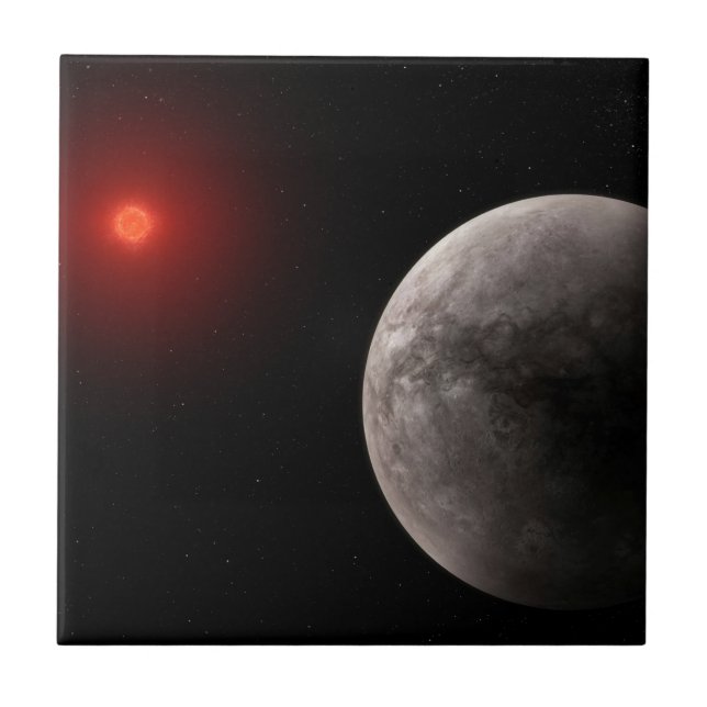 The Hot Rocky Exoplanet Trappist-1 B. Ceramic Tile (Front)