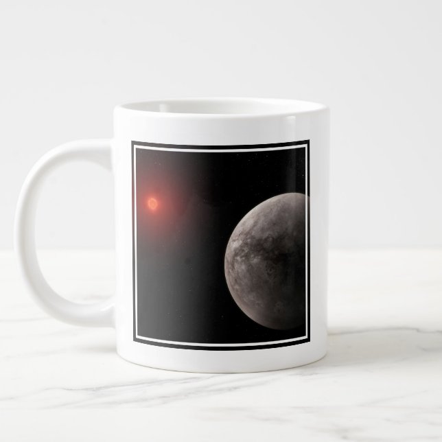 The Hot Rocky Exoplanet Trappist-1 B. Large Coffee Mug (Left)