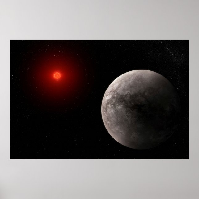 The Hot Rocky Exoplanet Trappist-1 B. Poster (Front)