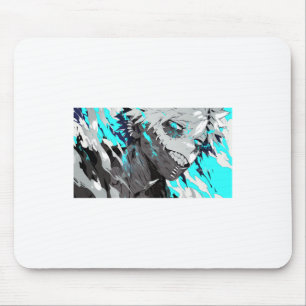 The Hottest Flames Evil Brother Anime Sticker Mouse Pad