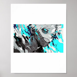 The Hottest Flames Evil Brother Anime Sticker Poster