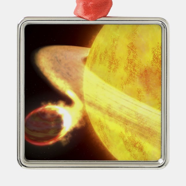 The hottest known planet in the Milky Way Metal Tree Decoration (Front)