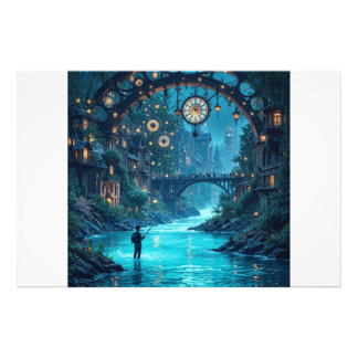 The Hour Fisher, In a City Photo Print