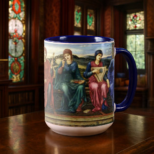 The Hours by Pre-Raphaelite Edward Burne-Jones Mug