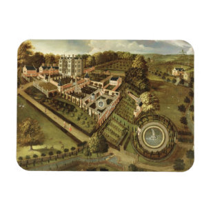 The House and Garden of Llanerch Hall, Denbighshir Magnet