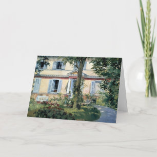 The House at Rueil   Édouard Manet Card