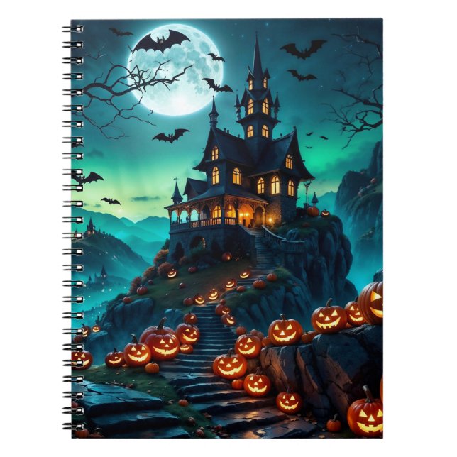 The House by the Pumpkin Road Notebook (Front)