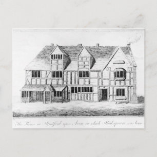 The House in Stratford-upon-Avon Postcard