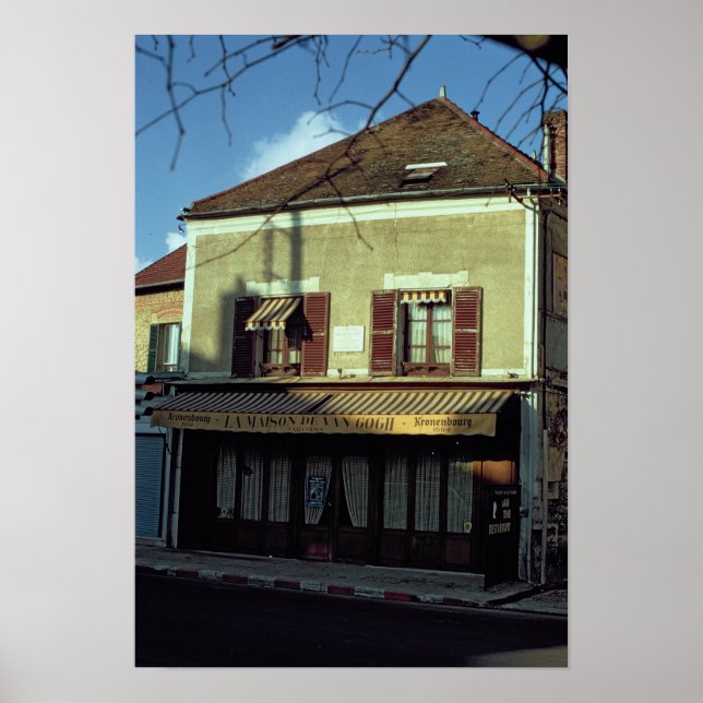 The house in which Vincent van Gogh Poster (Front)