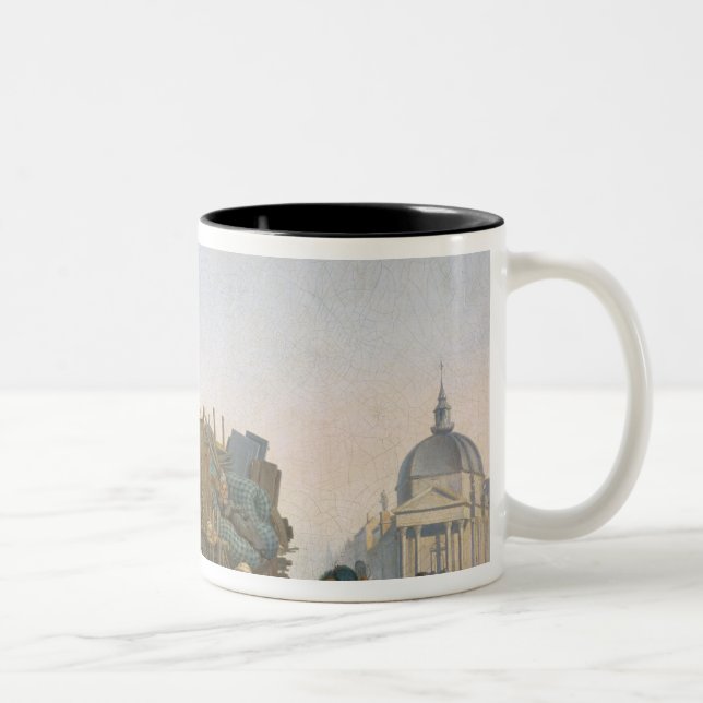 The House Movers, 1840 Two-Tone Coffee Mug (Right)