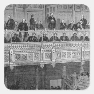 The House of Commons Square Sticker