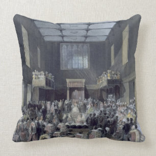 The House of Lords, Her Majesty opening the Sessio Cushion