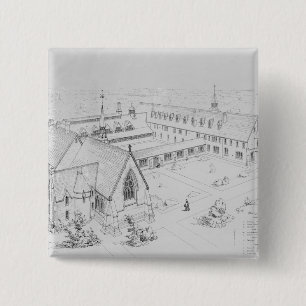 The House of Mercy, Clewer 15 Cm Square Badge