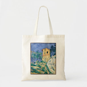 The House with Cracked Walls Paul Cezanne Post Imp Tote Bag