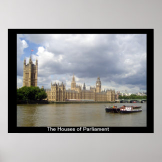 The Houses of Parliament Poster